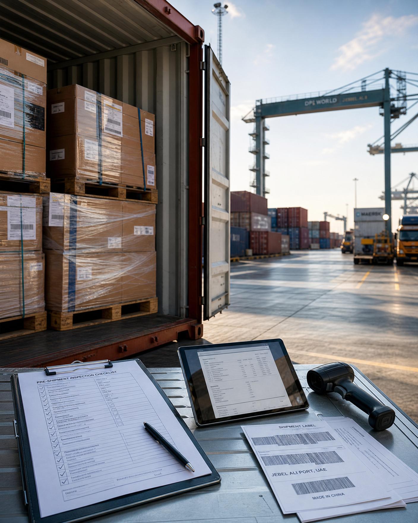 Independent verification and inspection at a UAE facility